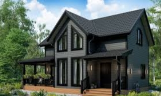 Проекты каркасных домов с террасой от 3674 рублей | Строй-Плс