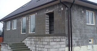 Фасад из газобетона для дома в Полысаево - Строй-Плс, качественная отделка от 2100 руб.