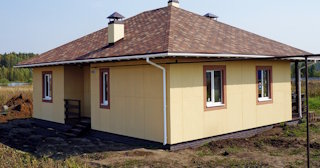 Одноэтажный дом из панелей под ключ в Полысаево - Строй-Плс от 136461 рублей